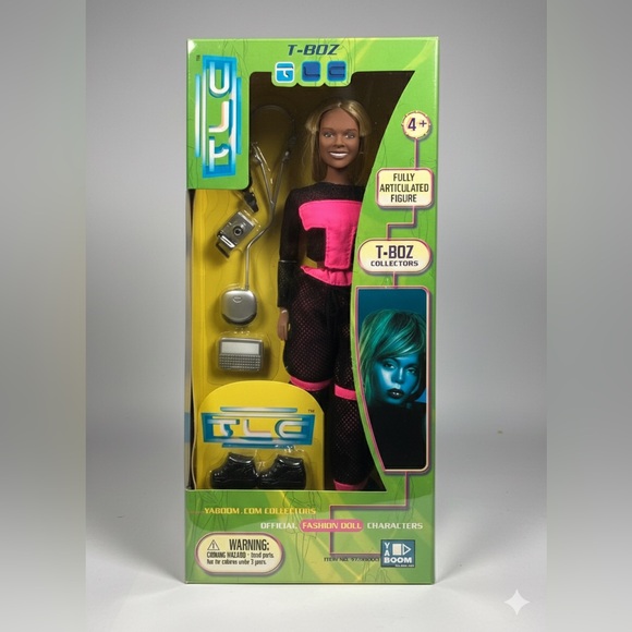 Rare TLC T-Boz Yaboom Collector Doll NRFB New in Box Restored Display